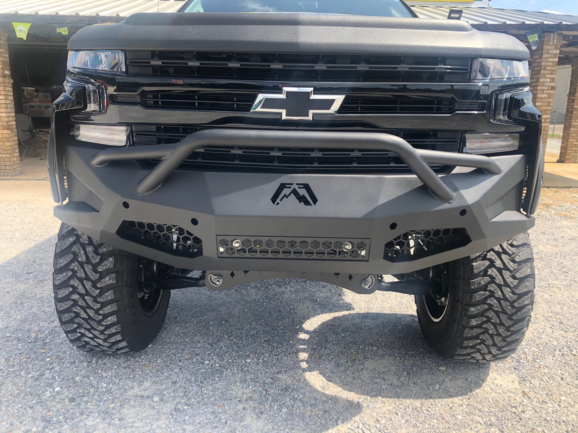 Fab fours front bumper replacement. 2020 Chevy 1500